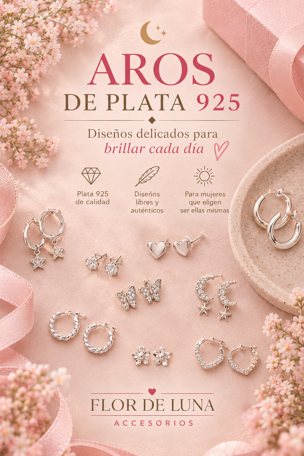 AROS DE PLATA 925