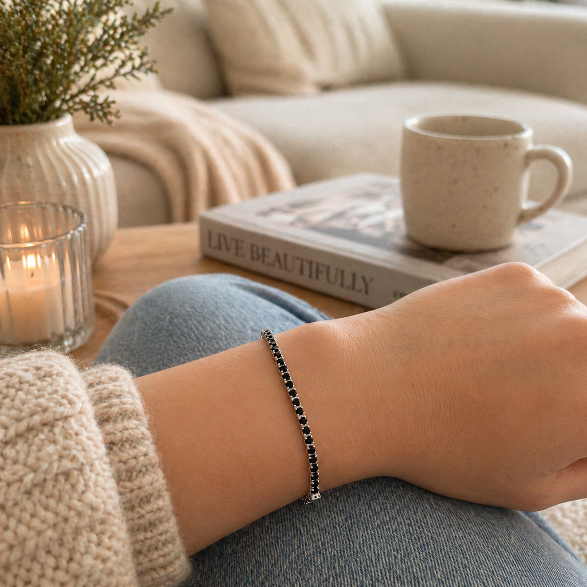 Pulsera Negra Elegance