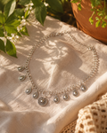Chocker Boho Gotas Plateado
